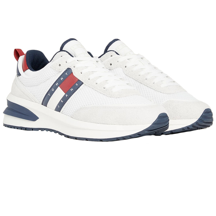 ZAPATILLA ESTILO RUNNING DE PIEL CON SUELA GRUESA HOMBRE TOMMY JEANS 