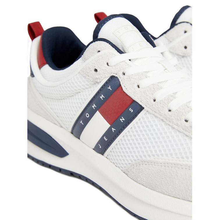 ZAPATILLA ESTILO RUNNING DE PIEL CON SUELA GRUESA HOMBRE TOMMY JEANS 