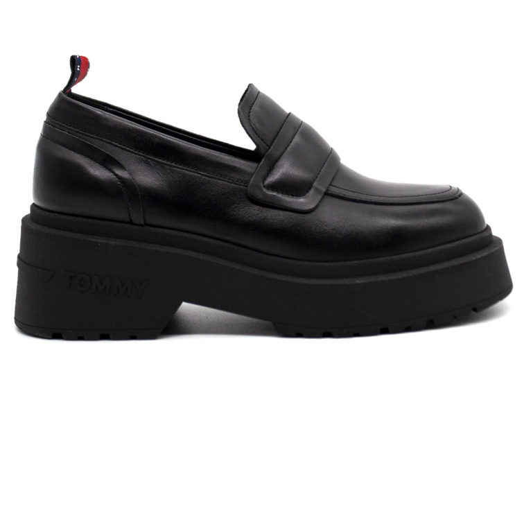 MOCASÍN DE CUERO CON PLATAFORMA MUJER TOMMY JEANS