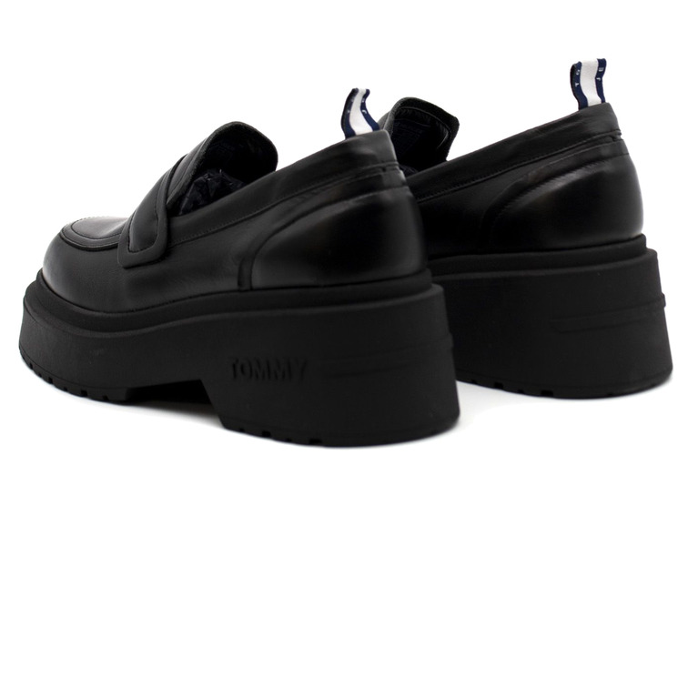 MOCASÍN DE CUERO CON PLATAFORMA MUJER TOMMY JEANS