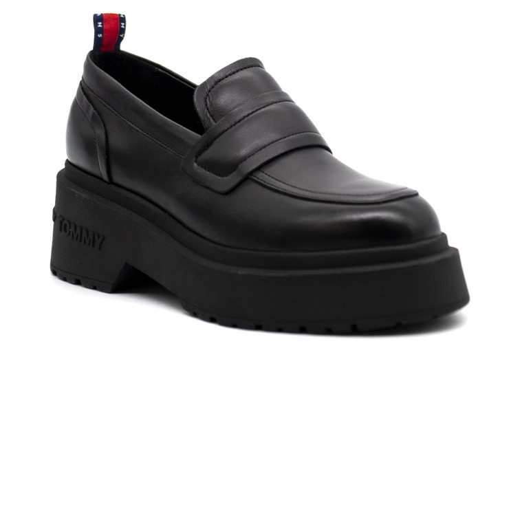 MOCASÍN DE CUERO CON PLATAFORMA MUJER TOMMY JEANS
