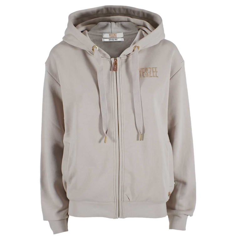 SUDADERA CON CAPUCHA Y CREMALLERA MUJER YESZEE