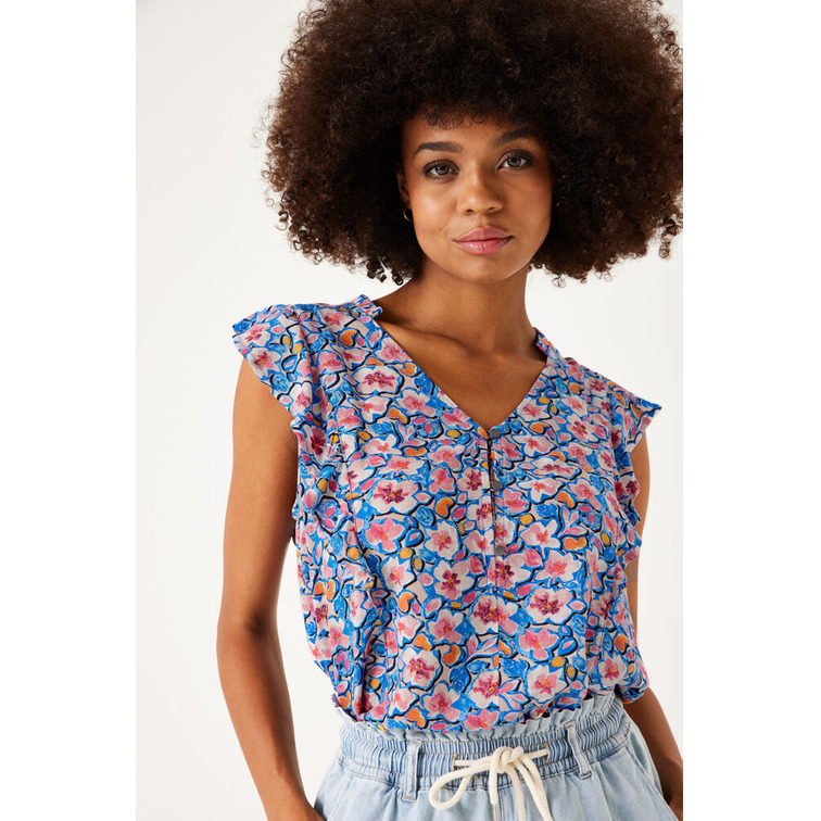 Blusa top estampado floral