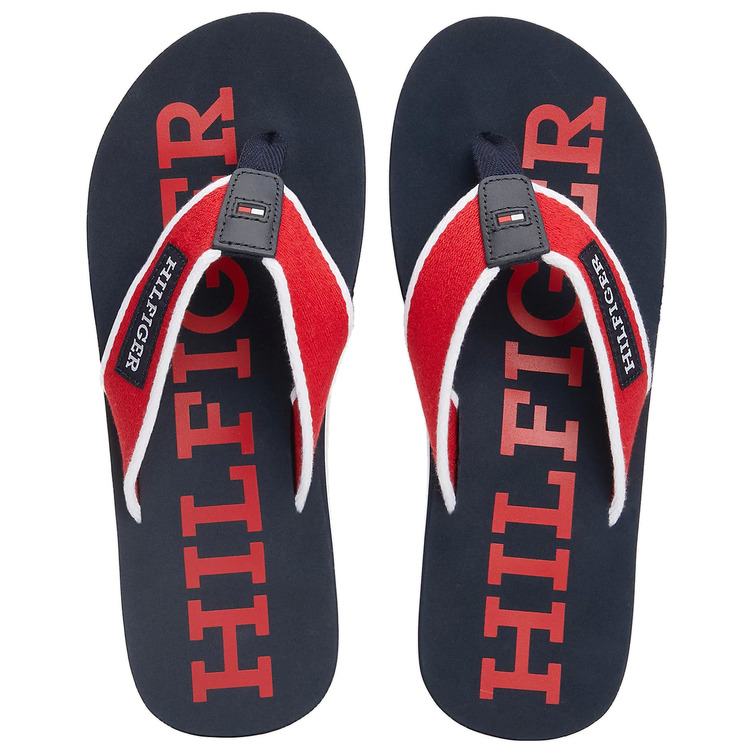CHANCLAS HOMBRE TOMMY HILFIGER CON TIRAS DE TEJIDO TRENZADO