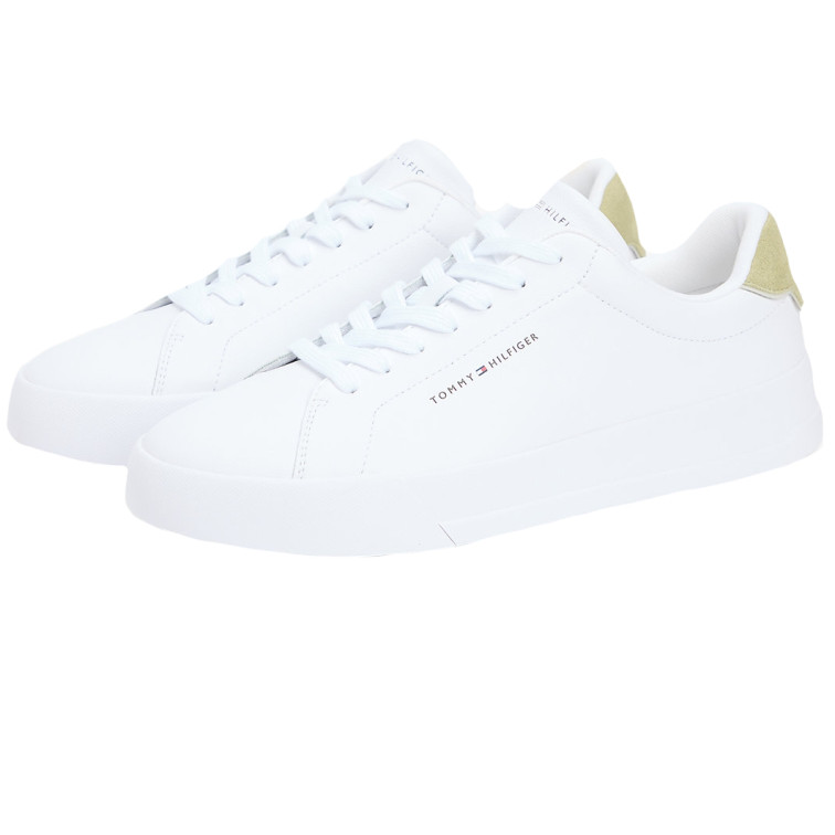 ZAPATILLAS DE PIEL HOMBRE TOMMY HILFIGER CON LOGO