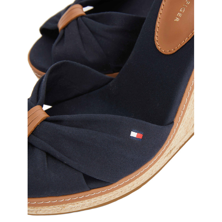 SANDALIA DE CUÑA ESTILO ALPARGATA MUJER TOMMY HILFIGER ICONIC
