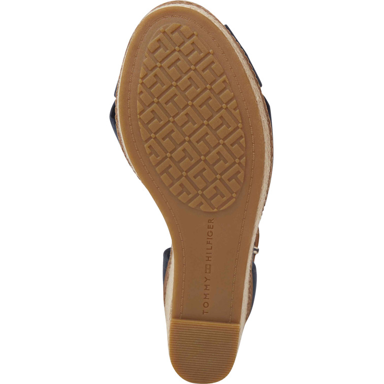 SANDALIA DE CUÑA ESTILO ALPARGATA MUJER TOMMY HILFIGER ICONIC
