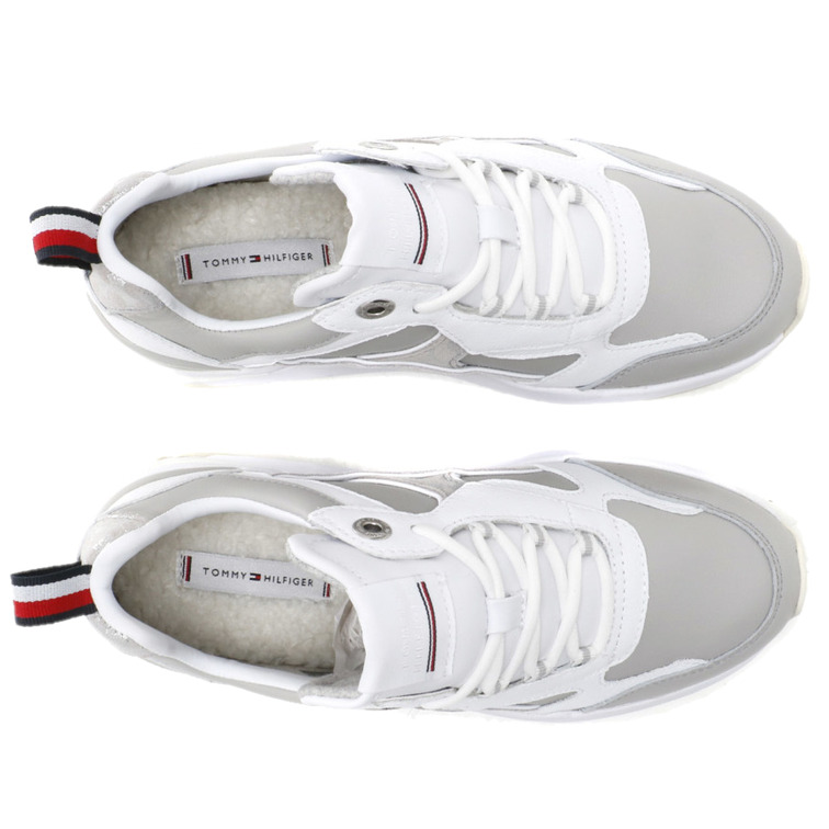 ZAPATILLA ANIMAL PRINT CON CUÑA INTERNA MUJER TOMMY HILFIGER