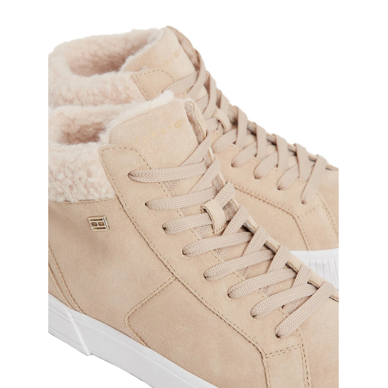 ZAPATILLA DE ANTE DE CORTE ALTO MUJER TOMMY HILFIGER