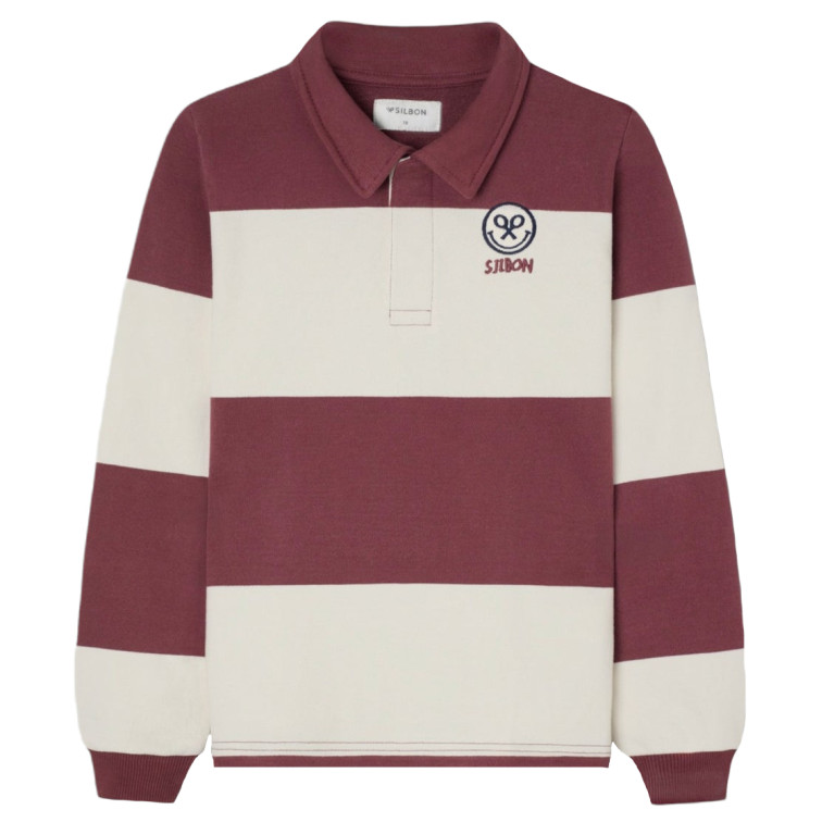 SUDADERA NIÑO  SILBON SUDADERA KIDS CUELLO POLO RAYA