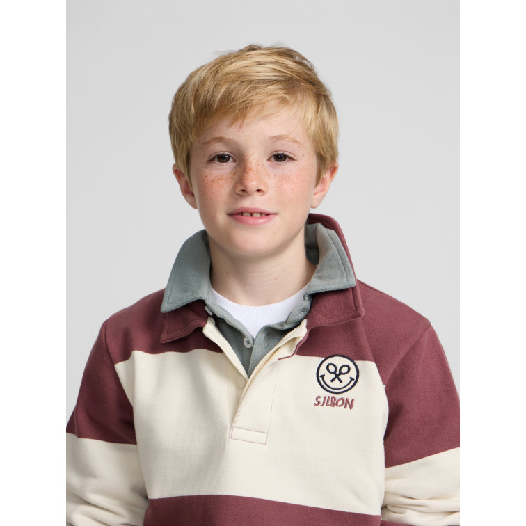 SUDADERA NIÑO  SILBON SUDADERA KIDS CUELLO POLO RAYA