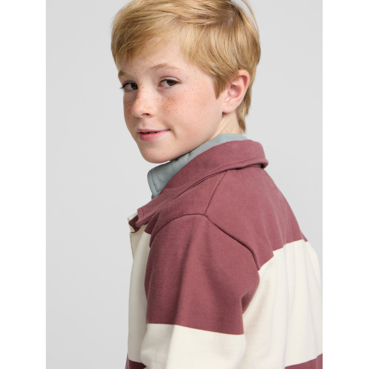 SUDADERA NIÑO  SILBON SUDADERA KIDS CUELLO POLO RAYA