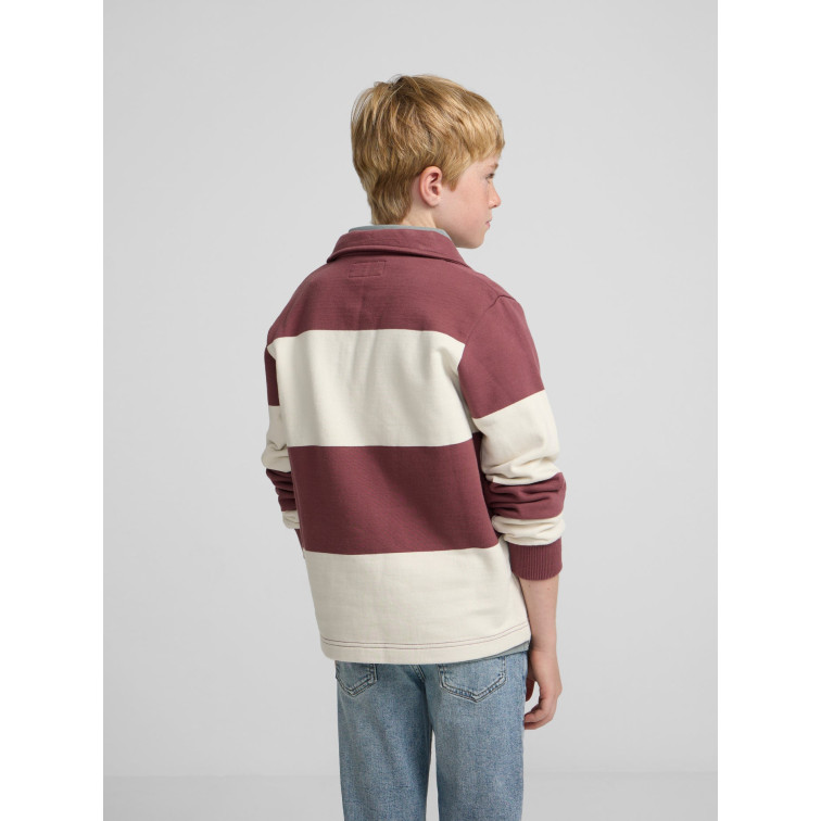 SUDADERA NIÑO  SILBON SUDADERA KIDS CUELLO POLO RAYA