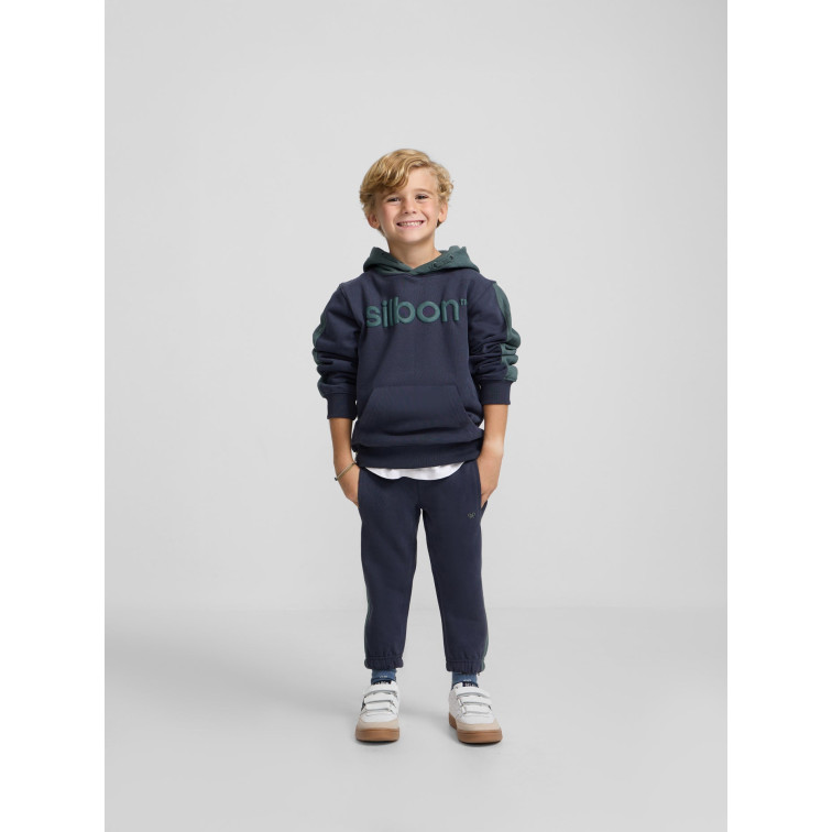 SUDADERA NIÑO  SILBON SUDADERA KIDS DEPORTIVA CAPUCH