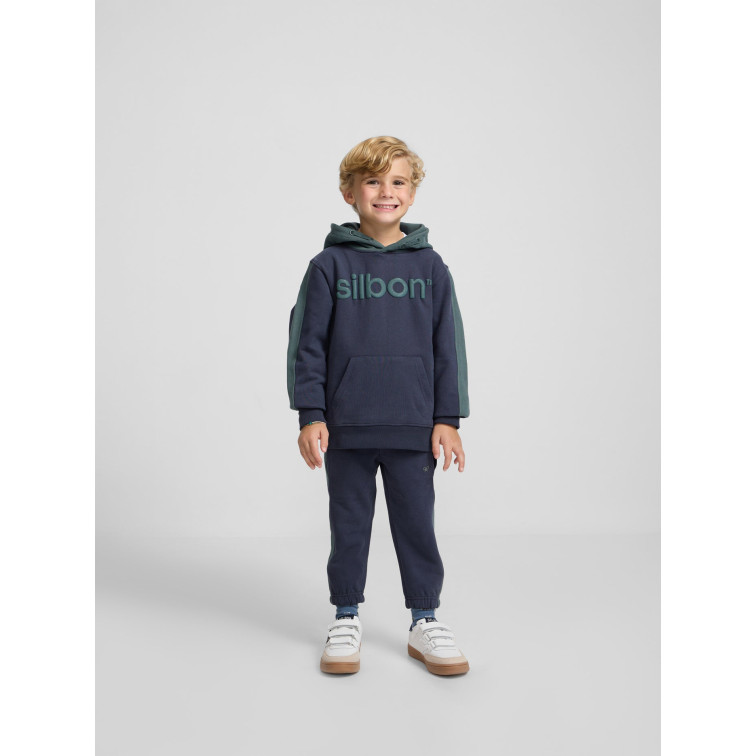 SUDADERA NIÑO  SILBON SUDADERA KIDS DEPORTIVA CAPUCH