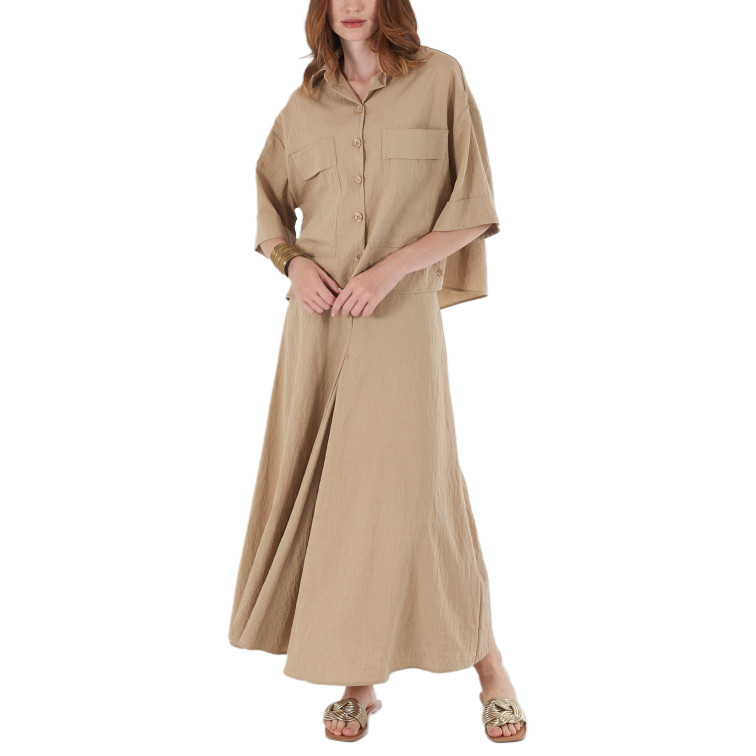 CAMISA MUJER  YES ZEE GIACCA CAMICIA DONNA CON TASCH