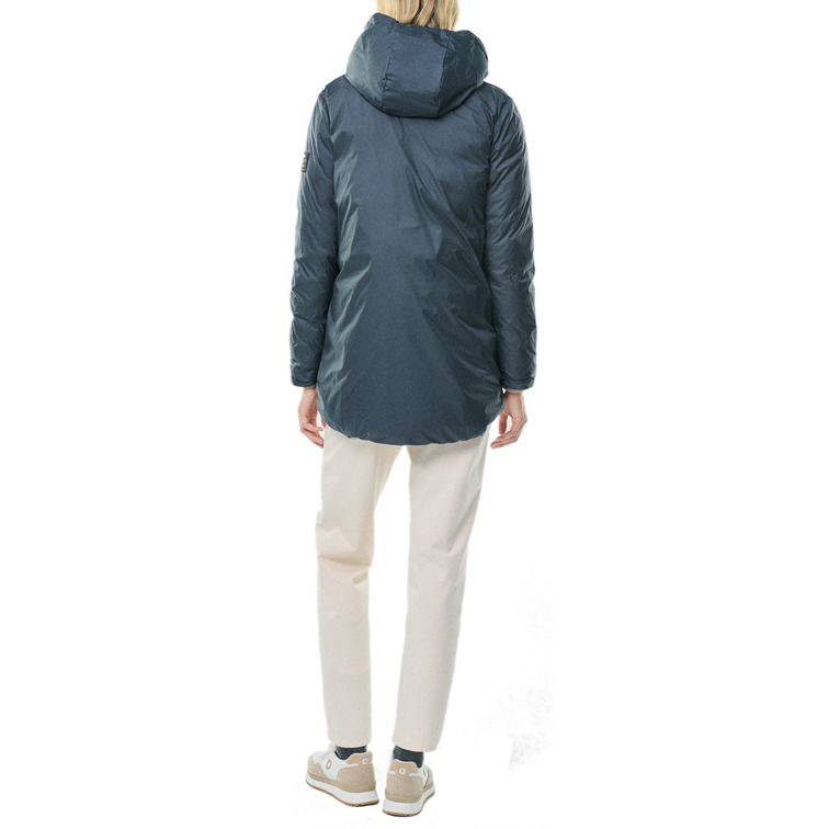 ABRIGO REVERSIBLE MUJER ECOALF NOIR