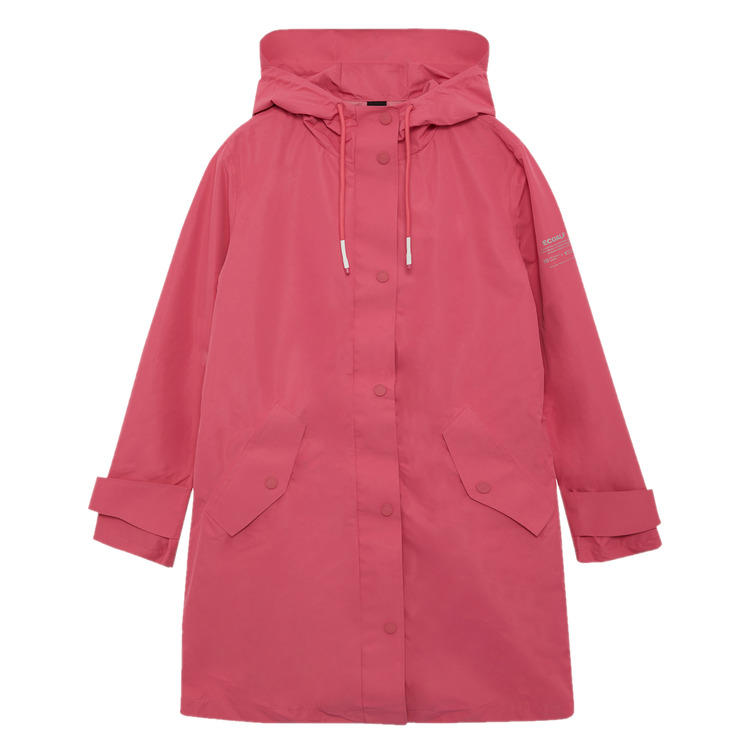 ABRIGO IMPERMEABLE CON CAPUCHA MUJER ECOALF RINNES
