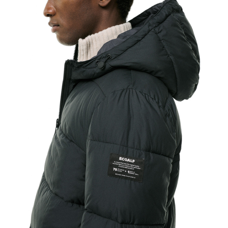 ABRIGO LARGO REVERSIBLE HOMBRE ECOALF VINTAGE