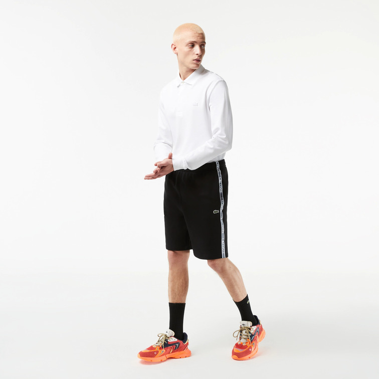 PANTALÓN CORTO EN FRANELA DE ALGODÓN HOMBRE LACOSTE