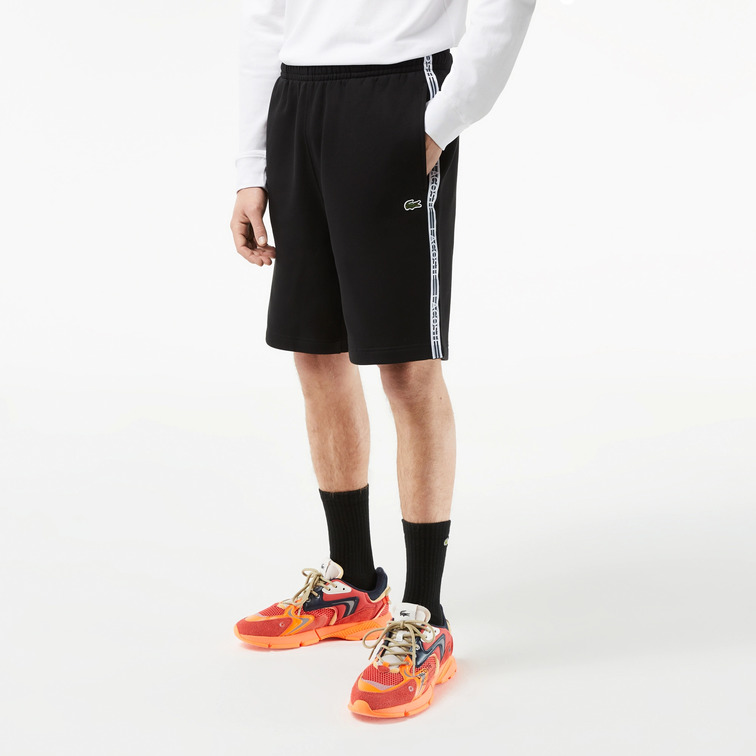 PANTALÓN CORTO EN FRANELA DE ALGODÓN HOMBRE LACOSTE