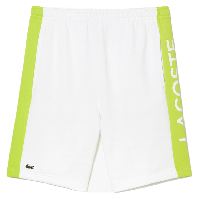 PANTALÓN CORTO EN FELPA DE ALGODÓN COLORBLOCK HOMBRE LACOSTE