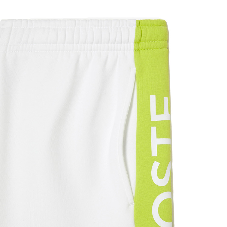 PANTALÓN CORTO EN FELPA DE ALGODÓN COLORBLOCK HOMBRE LACOSTE