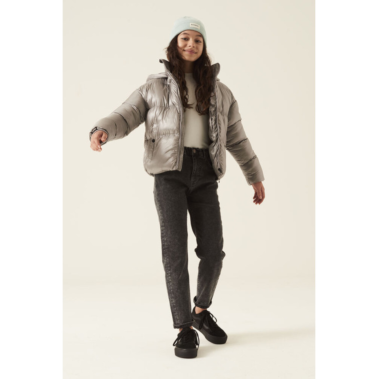 PLUMÍFERO CON ACABADO BRILLANTE NIÑA GARCIA JEANS