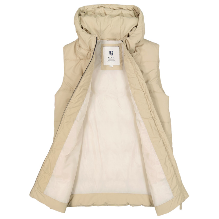 CHALECO ACOLCHADO CON CAPUCHA NIÑA GARCIA JEANS