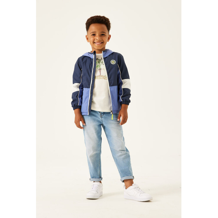 CAZADORA IMPERMEABLE DISEÑO COLORBLOCK NIÑO GARCIA JEANS