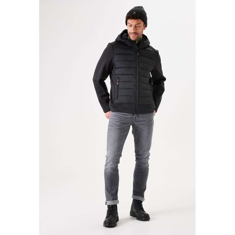 CAZADORA ACOLCHADA CON MANGAS SOFTSHELL HOMBRE GARCIA JEANS