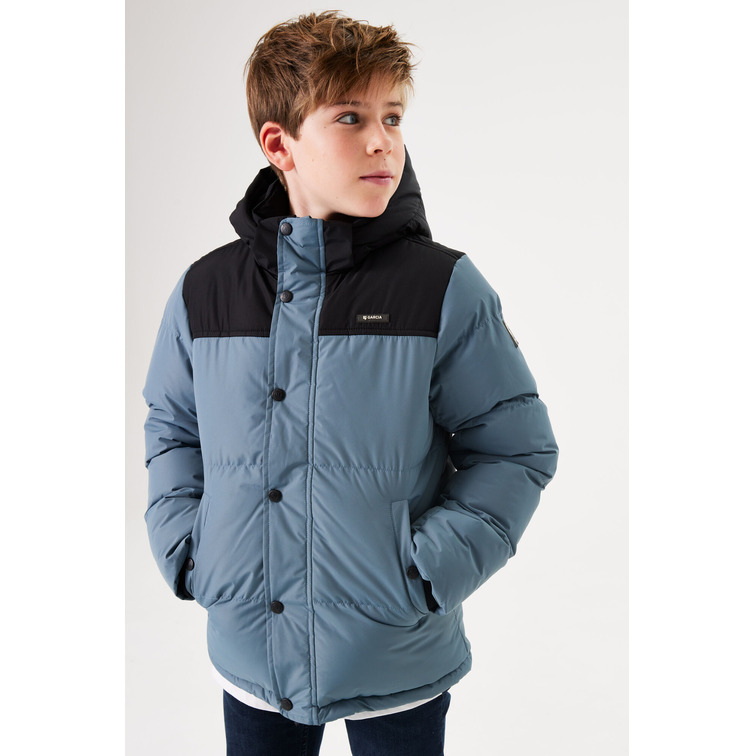 CAZADORA ACOLCHADA NIÑO GARCIA JEANS DISEÑO COLORBLOCK