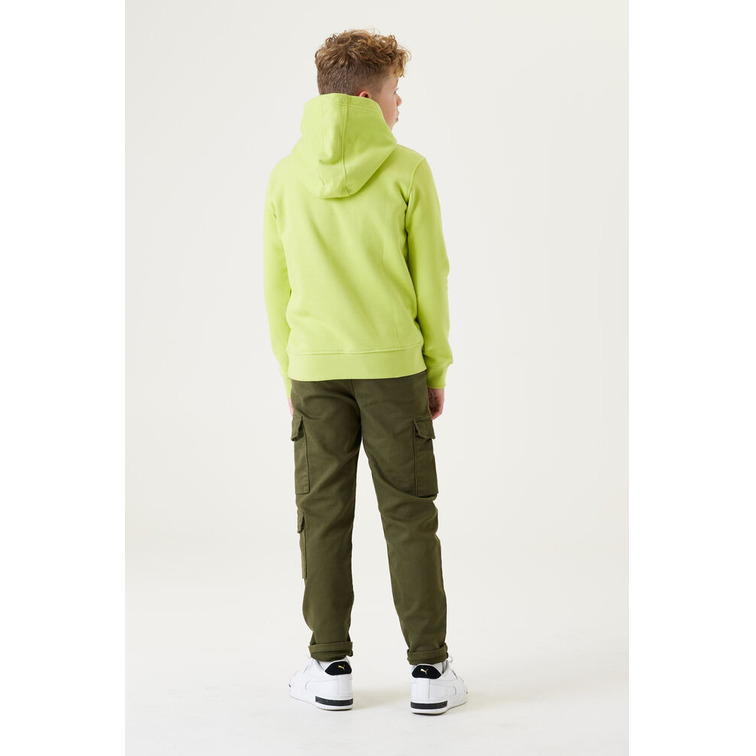 SUDADERA NEON ESTAMPADA CON CAPUCHA NIÑO GARCIA JEANS