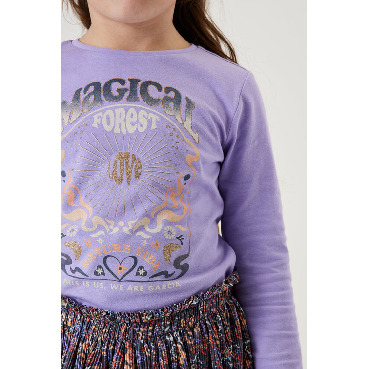 CAMISETA NIÑA  GARCIA H34603_GIRLS T-SHIRT LS