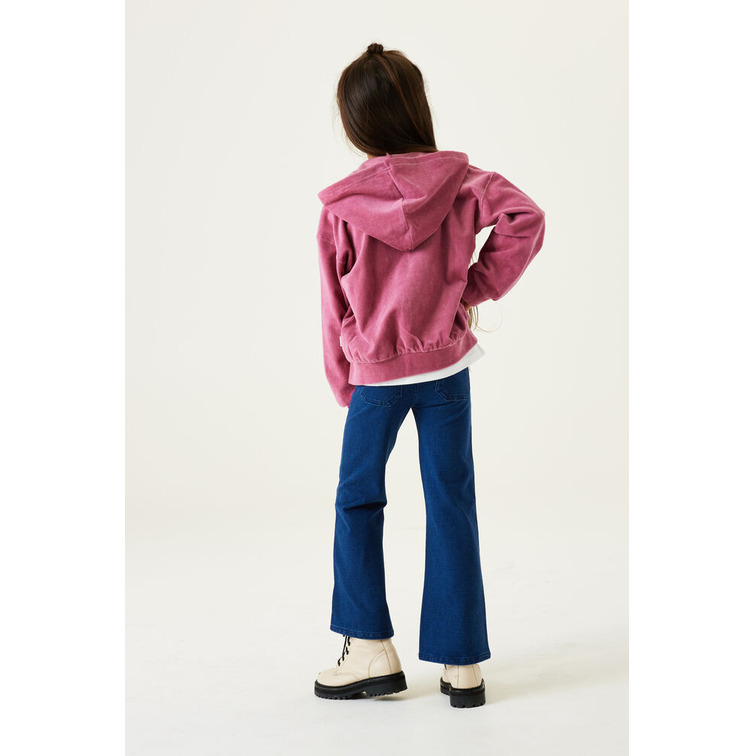 CÁRDIGAN DE TERCIOPELO CON CREMALLERA NIÑA GARCIA JEANS