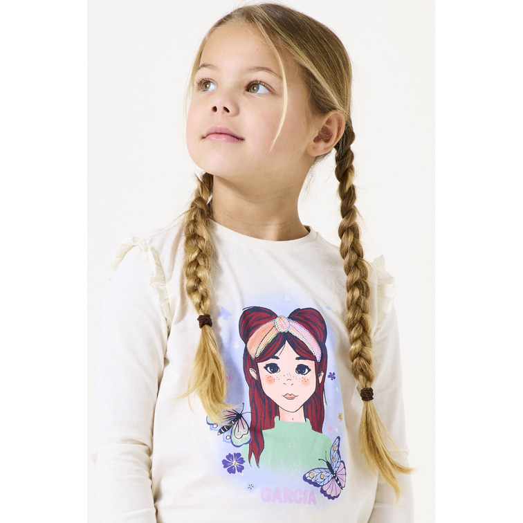 CAMISETA NIÑA  GARCIA JEANS I54602_GIRLS T-SHIRT LS