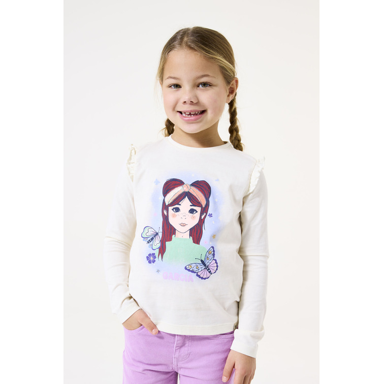 CAMISETA NIÑA  GARCIA JEANS I54602_GIRLS T-SHIRT LS
