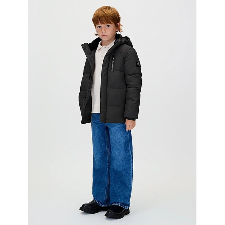 CAZADORA DE PLUMAS NIÑO CALVIN KLEIN CON CAPUCHA