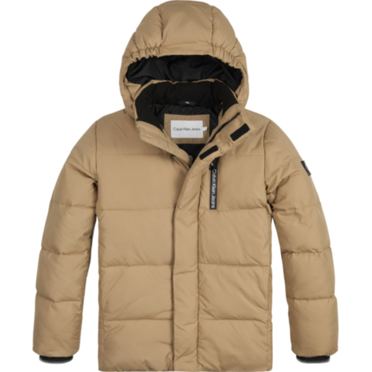 CAZADORA ACOLCHADA CON CAPUCHA DESMONTABLE NIÑO CALVIN KLEIN JEANS