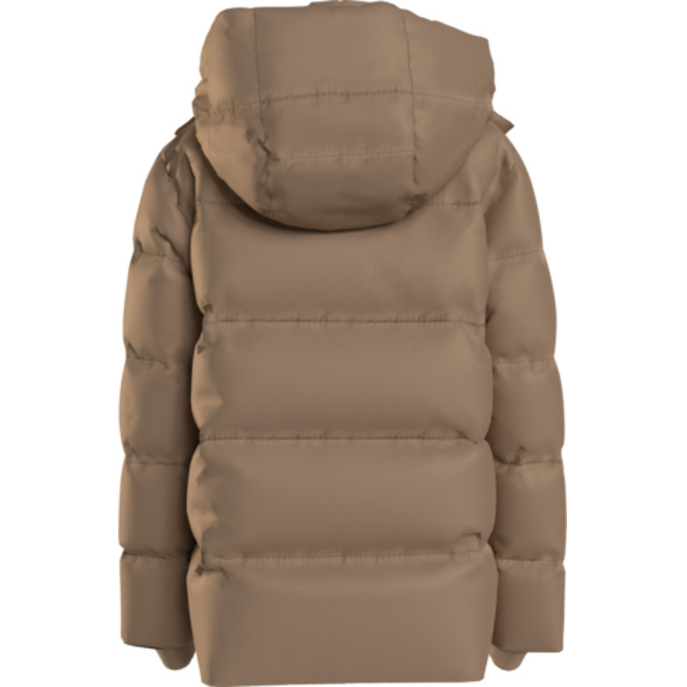 CAZADORA ACOLCHADA CON CAPUCHA DESMONTABLE NIÑO CALVIN KLEIN JEANS