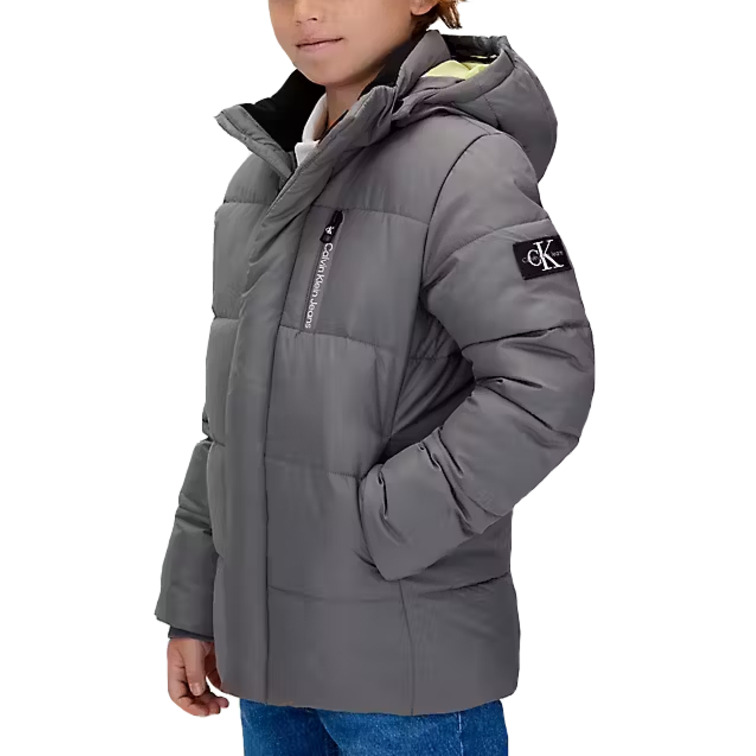 CAZADORA DE PLUMAS NIÑO CALVIN KLEIN CON CAPUCHA