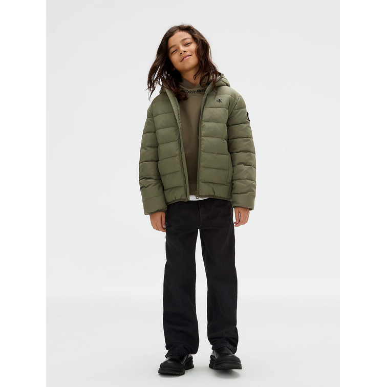 CAZADORA NIÑO  CALVIN KLEIN INST. LOGO LIGHT PADDED JACKET