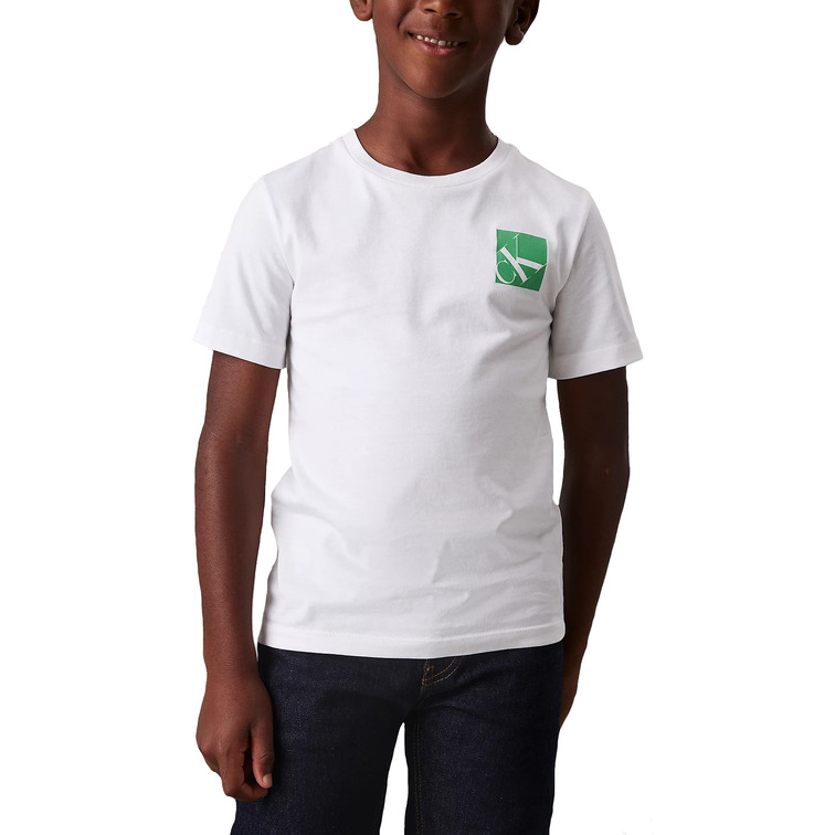CAMISETA NIÑO CALVIN KLEIN CON LOGO FIT REGULAR