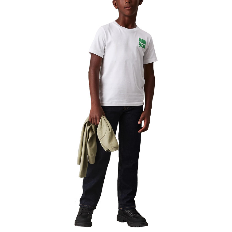CAMISETA NIÑO CALVIN KLEIN CON LOGO FIT REGULAR