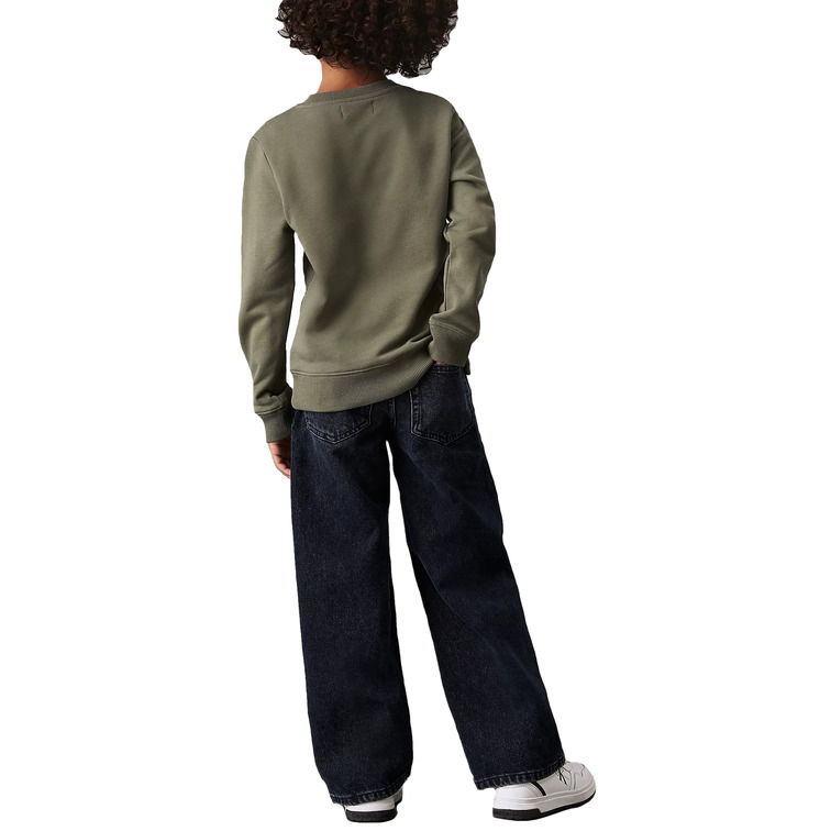 SUDADERA NIÑO CALVIN KLEIN CON LOGO FIT HOLGADO