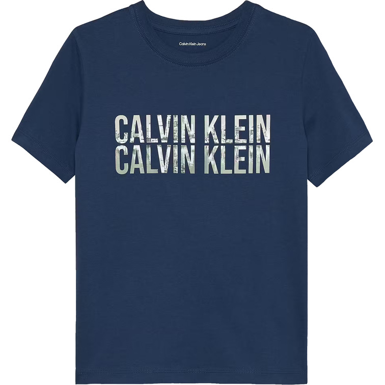 CAMISETA NIÑO  CALVIN KLEIN SEASONAL LOGO SS TEE
