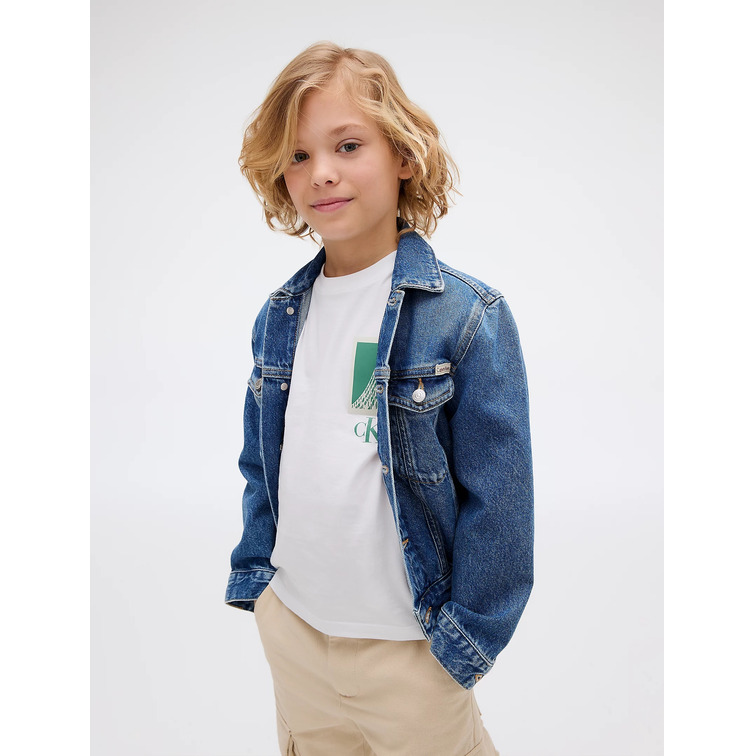 CAMISETA NIÑO  CALVIN KLEIN SEASONAL LOGO SS T-SHIRT