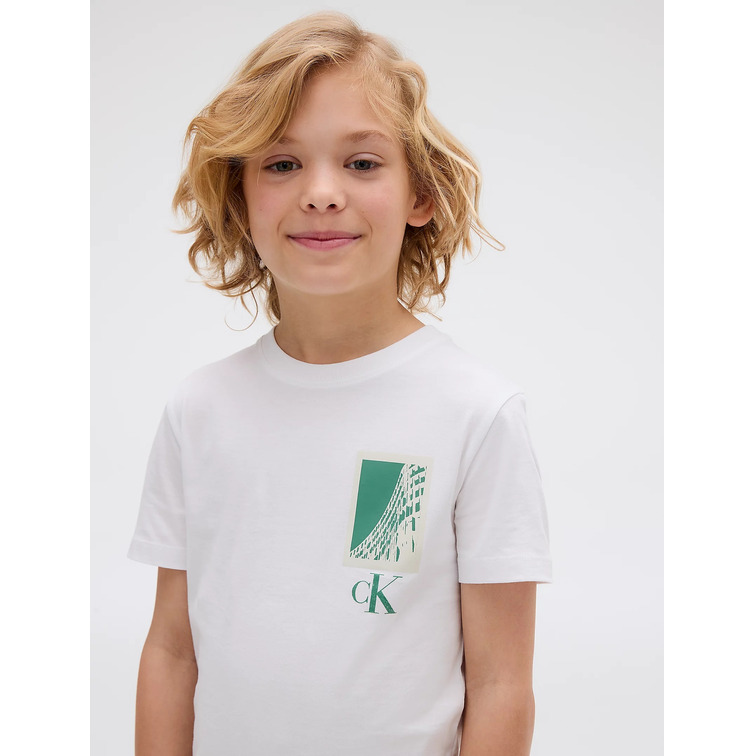 CAMISETA NIÑO  CALVIN KLEIN SEASONAL LOGO SS T-SHIRT