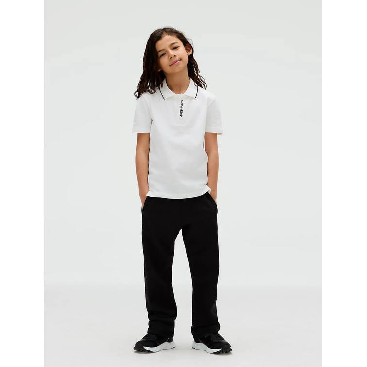 POLO NIÑO  CALVIN KLEIN EMBRO. CK LOGO PIQUE POLO