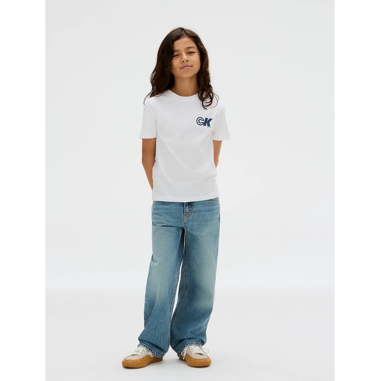 CAMISETA NIÑO  CALVIN KLEIN SEASONAL CK REGULAR TEE